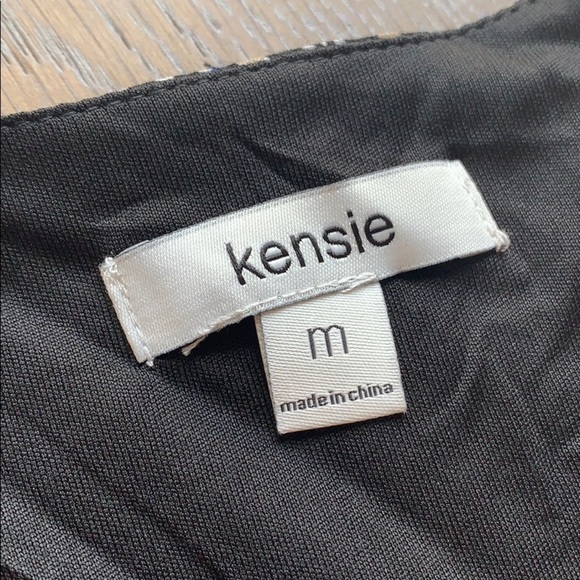 KENSIE Asymmetrical Peplum Hem Sleeveless Top M - Picture 5 of 7